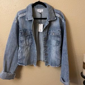 Womens Jean jacket size Large